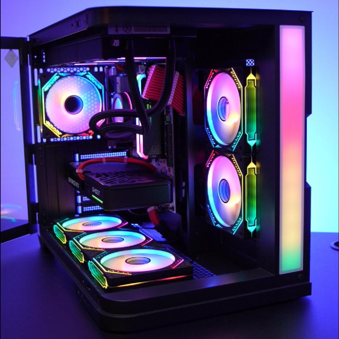 PC Gamer Ryzen 7 5700X3D, RTX 4060 Ti, 32GB RGB DDR4, SSD NVMe 1TB, 700W 80 Plus, Redragon Edition, Black